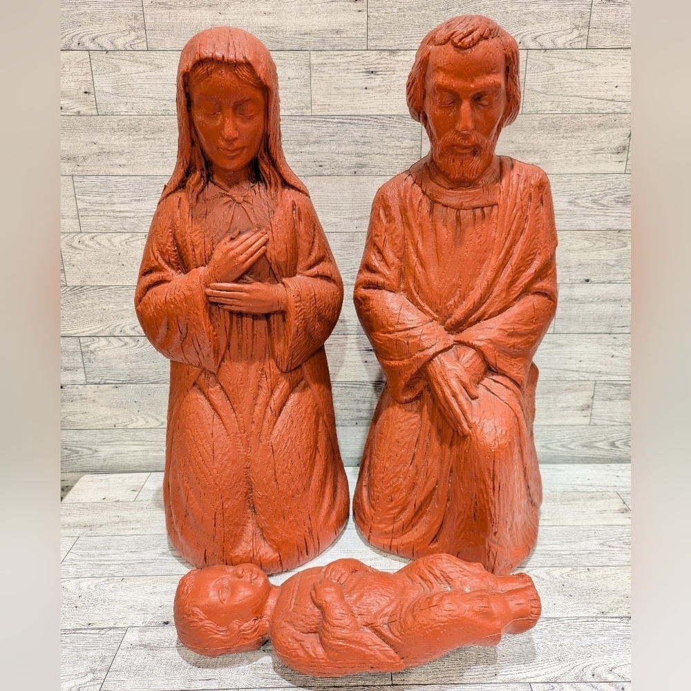 Vintage Empire Terracotta Nativity Set